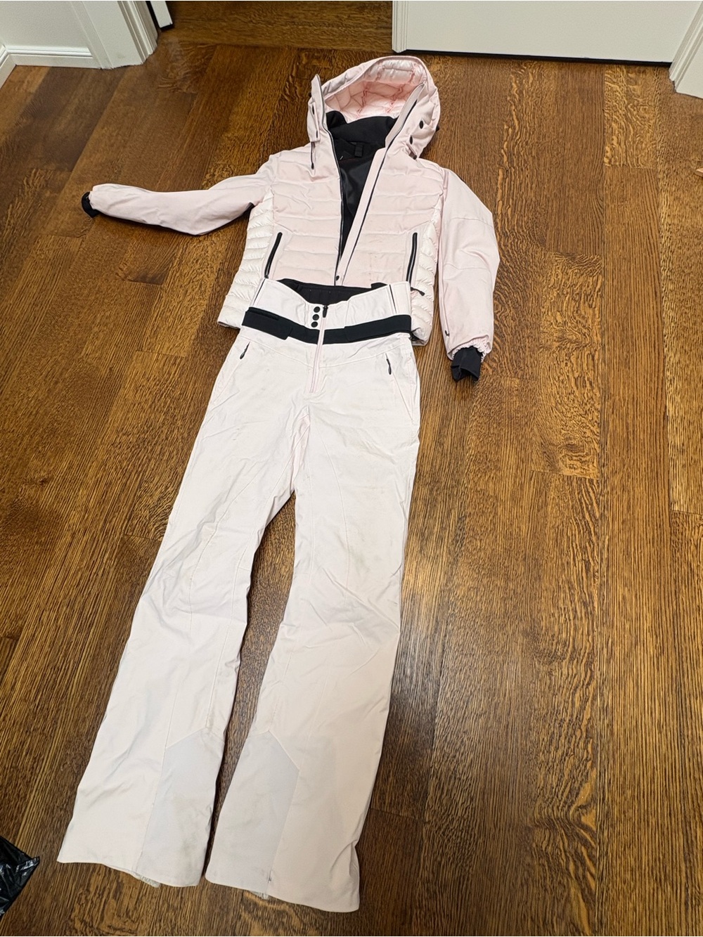 Women's Light Pink Ski Pants and jacket Bogner